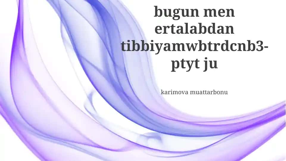 Tibbiya va tasodifiy belgilar/kodlar: Bog'liqlik bormi?