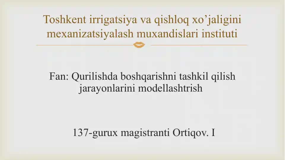 Qurilish mantaj tashkiloti