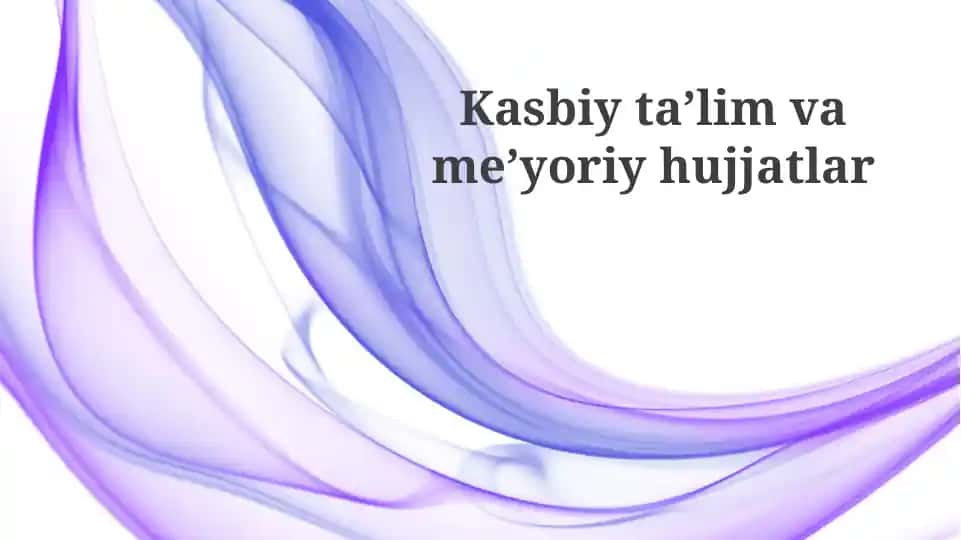 Kasbiy ta'lim
