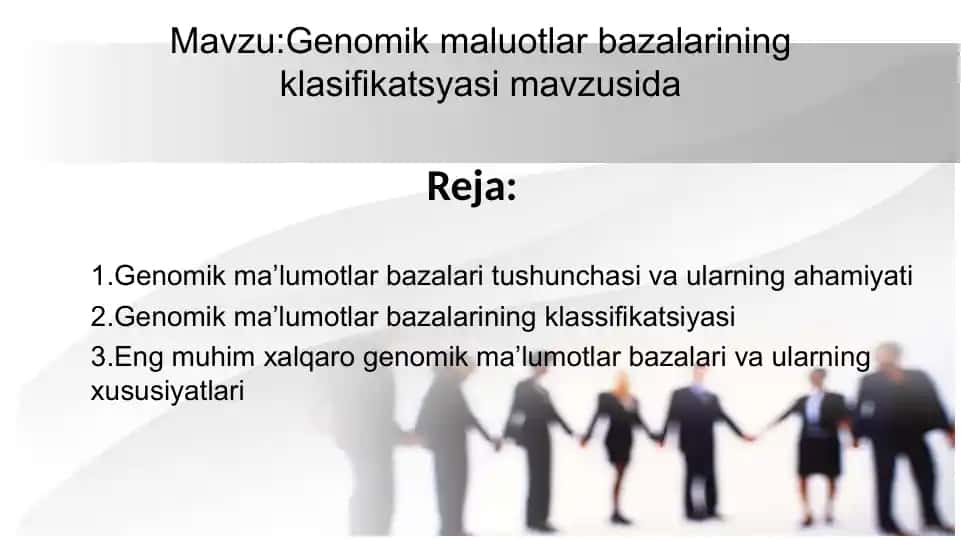 Genomik maluotlar bazalari