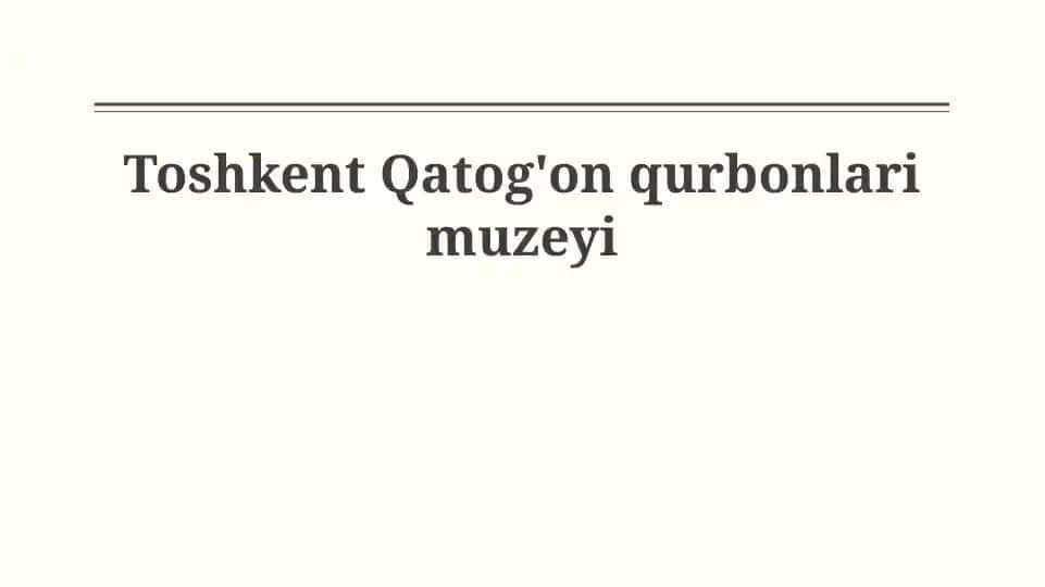 Siyosiy qatag'on qurbonlari xotirasi muzeyi