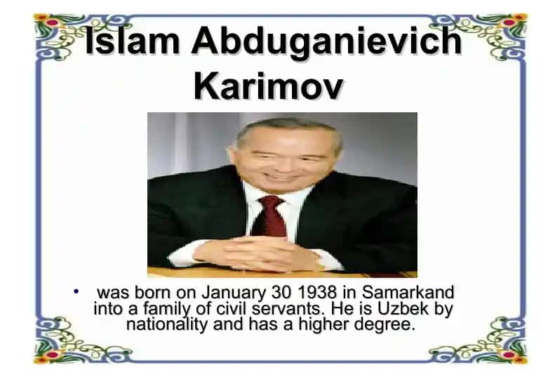 Islam Abduganievich Karimov
