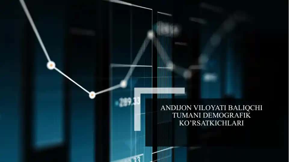 Andijon Viloyati Baliqchi Tumani Demografik Ko’rsatkichlari