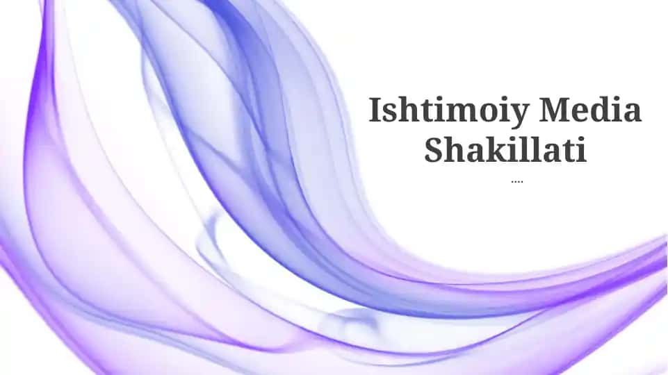 Ijtimoiy Media Shakillati