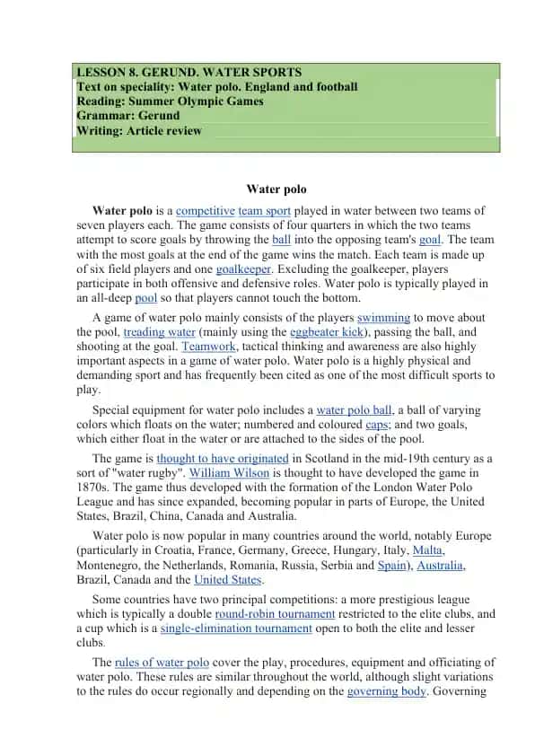 Water polo