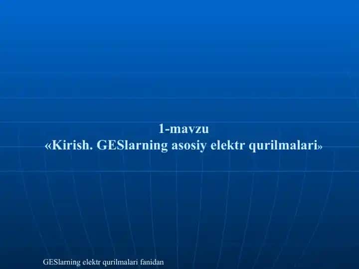 Elektr qurilmalari