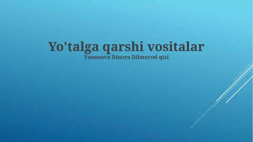 Virusga qarshi dori vositalarining mexanizmlari