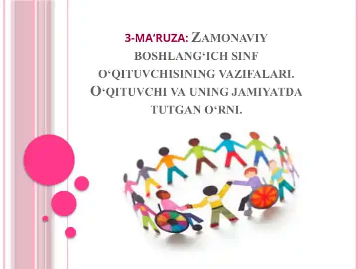Zamonaviy boshlang‘ich sinf o‘qituvchisining vazifalari