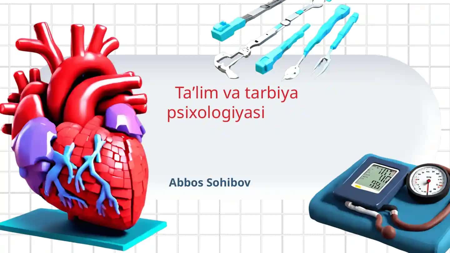 Taʼlim va tarbiya psixologiyasi