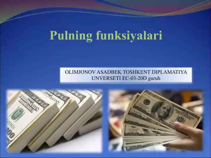 Pulning funksiyalari