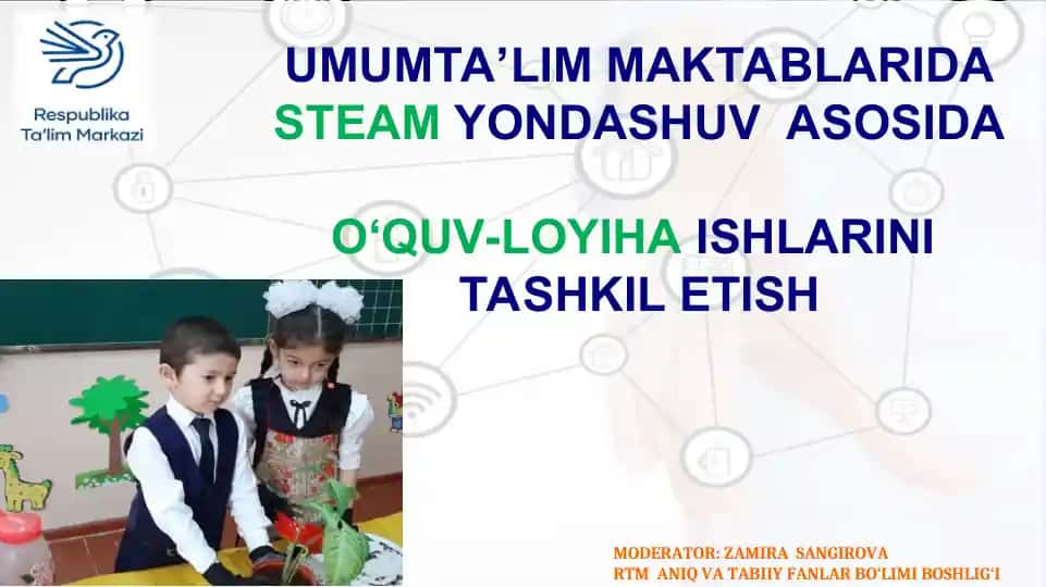 O‘quv-loyiha ishlarini tashkil etish