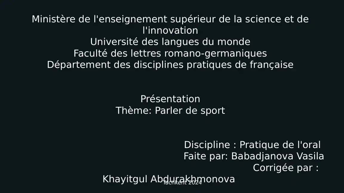 Le sport: Une passion pour la vie