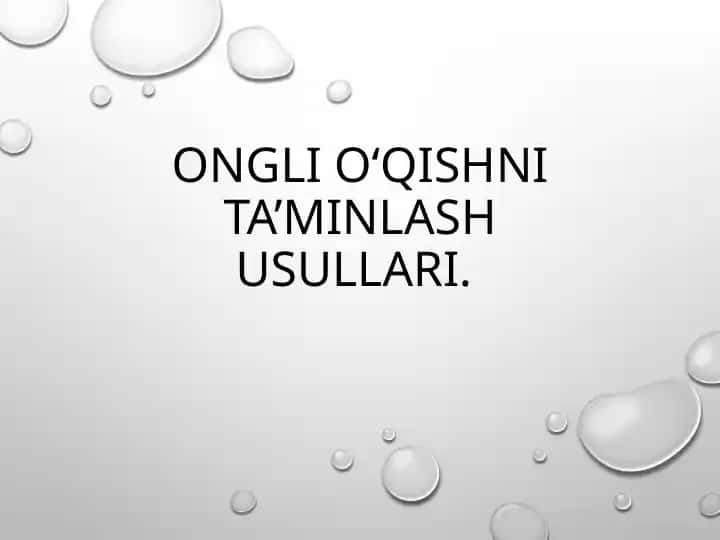 Onglio‘qish