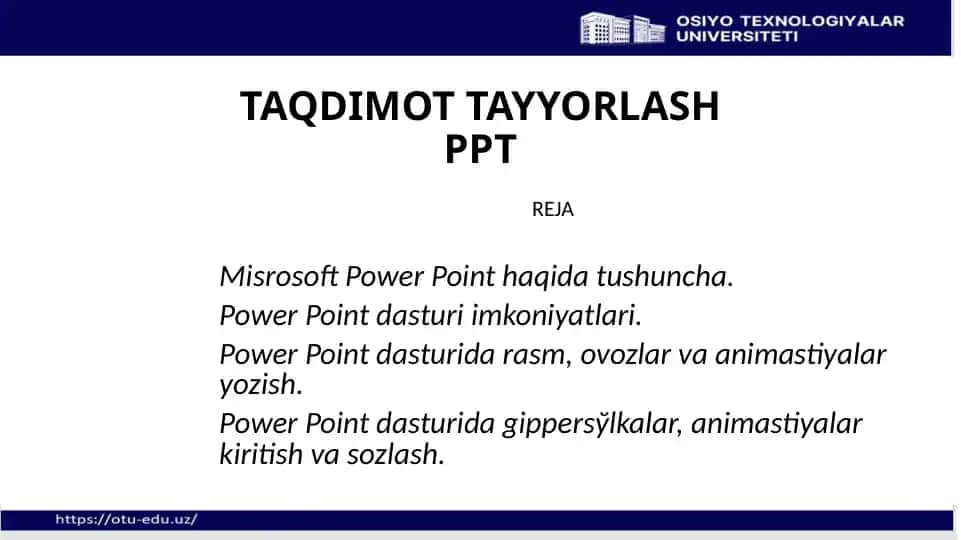 MisrosoftPower Point