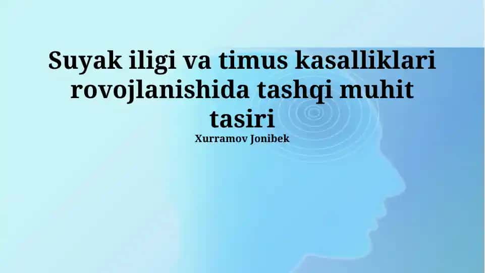 Stress va immunitet tizimining zaiflashuvi