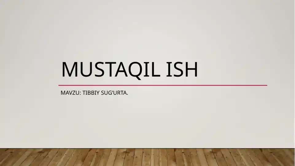 Tibbiy sug’urta