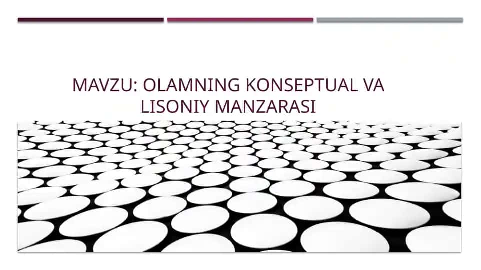 Olamning konseptual vali soniy manzarasi