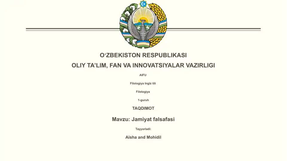 Jamiyat falsafasi