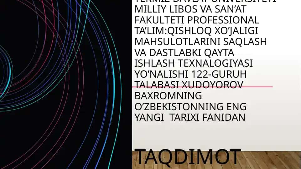 O'zbekistonda demokratik fuqarolik jamiyati asoslarini shakllanishi