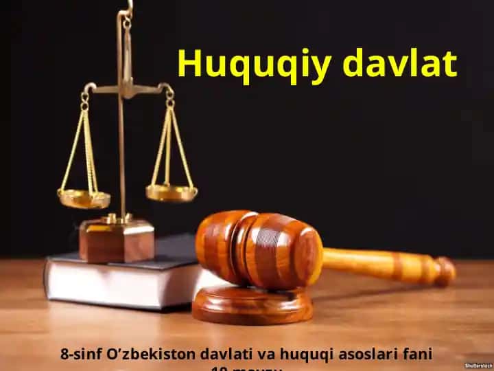 Huquqiy davlat