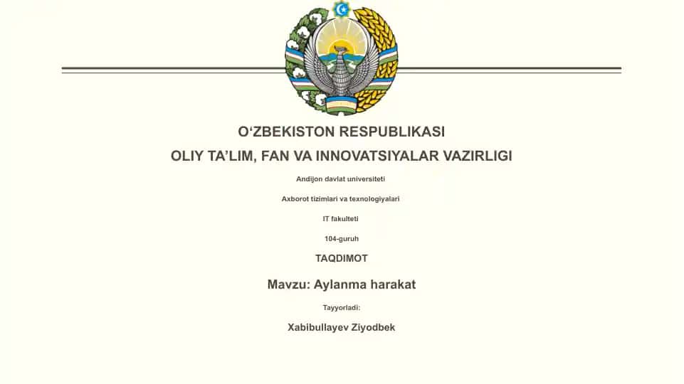 Aylanma harakat