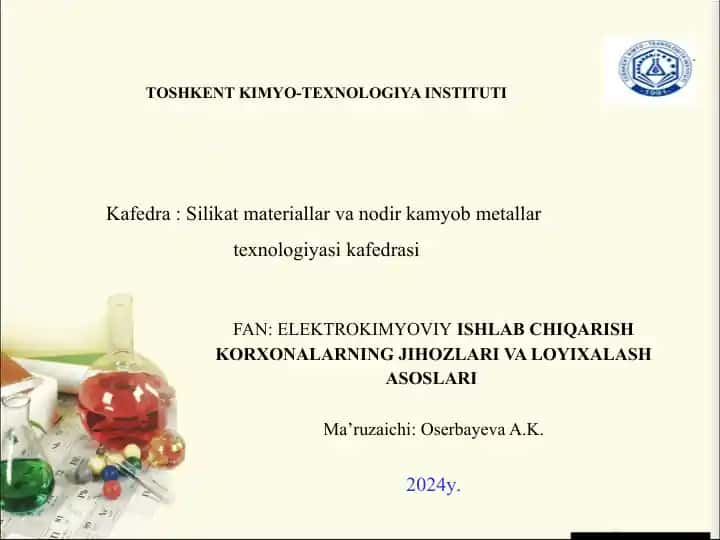 Yangi korxona qurish yoki amaldagi korxonani ta’mirlash maqsadga muvofiqligini texnik – iqtisodiy jihatdan aniqlashvaloyihalash