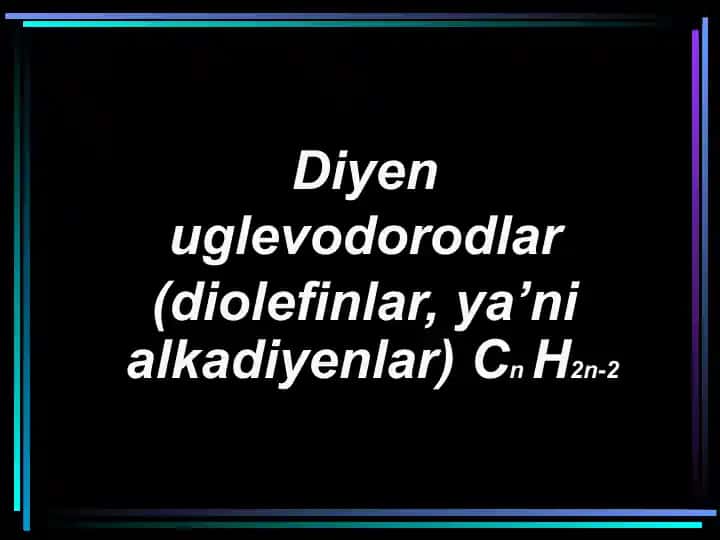 Diyen uglevodorodlar