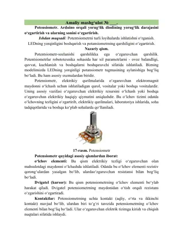Potensiometr