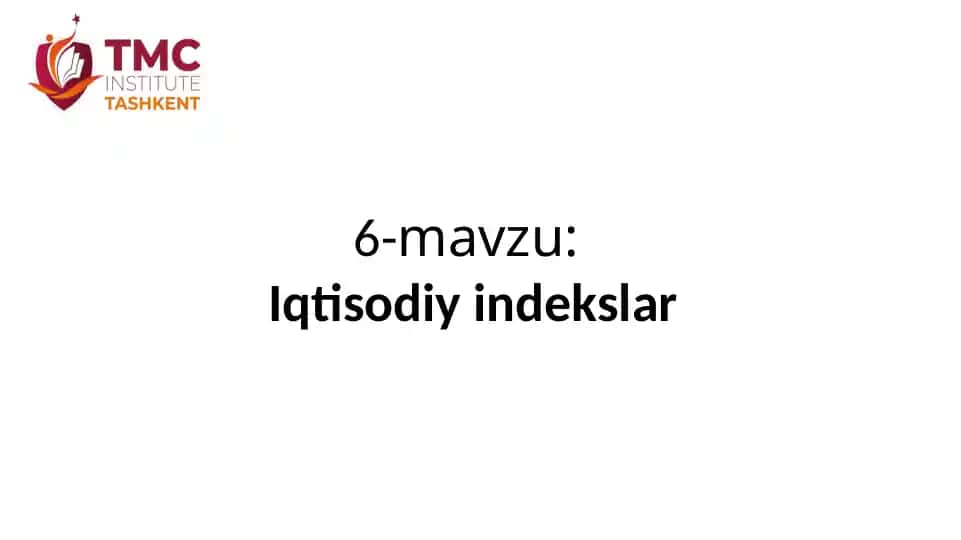 Iqtisodiy indekslar
