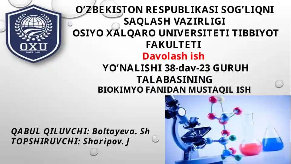 Oqsilbiosinteziingibitorlari