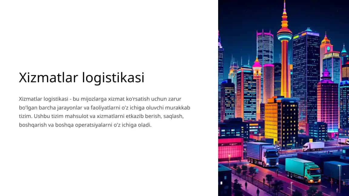 Xizmatlar logistikasi