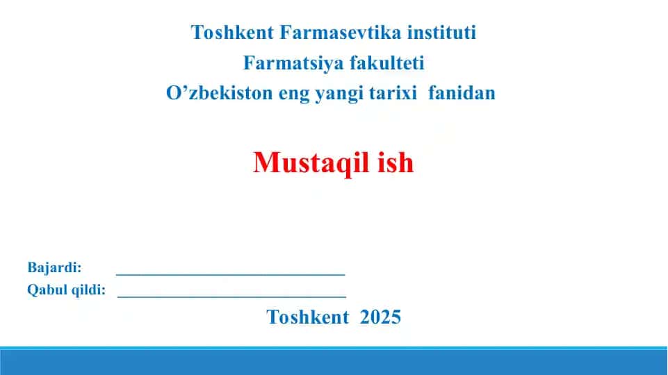 Iqtisodiy islohotlar, xususiy mulkchilikning shakllanishi. O'zbekistonda bozor munosabatlarining rivojlanishi. Taqdimot 10 bet, yuzakiroq yoritilgan.