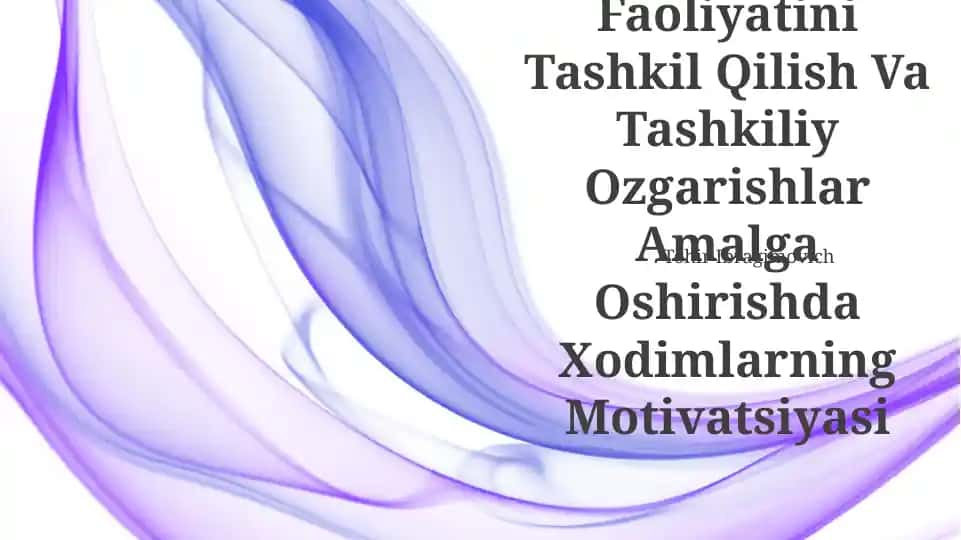 Motivatsiyasi