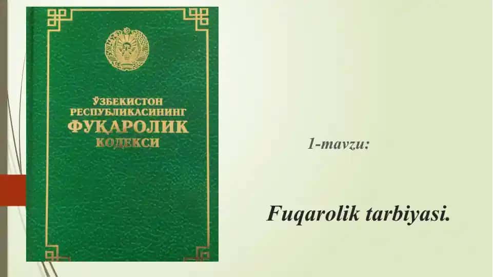 Fuqarolik Tarbiyasi