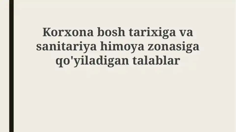 Paxtani dastlabki ishlashda atrof-muhitning ifloslanishi