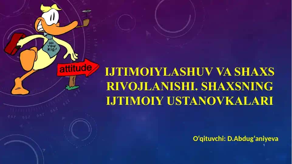 Ijtimoiylashuv va shaxs rivojlanishi