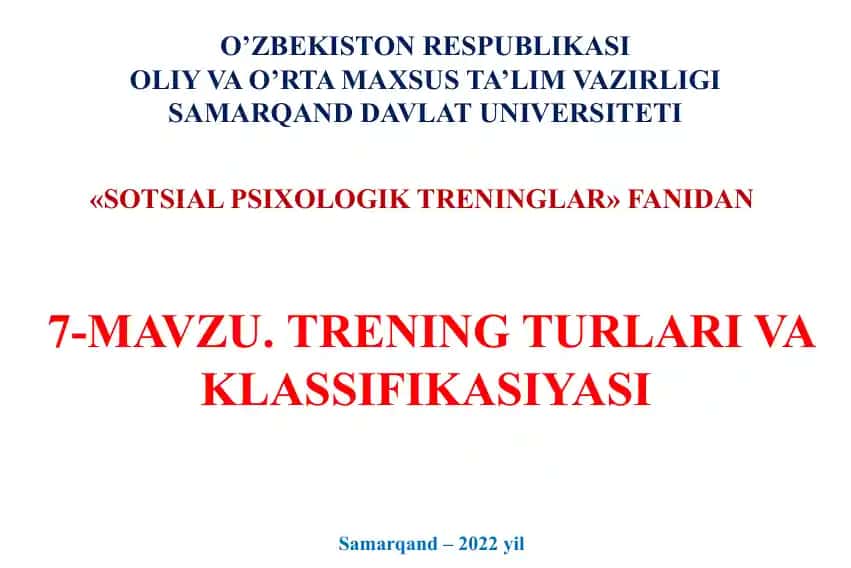 Sotsial psixologik treninglar