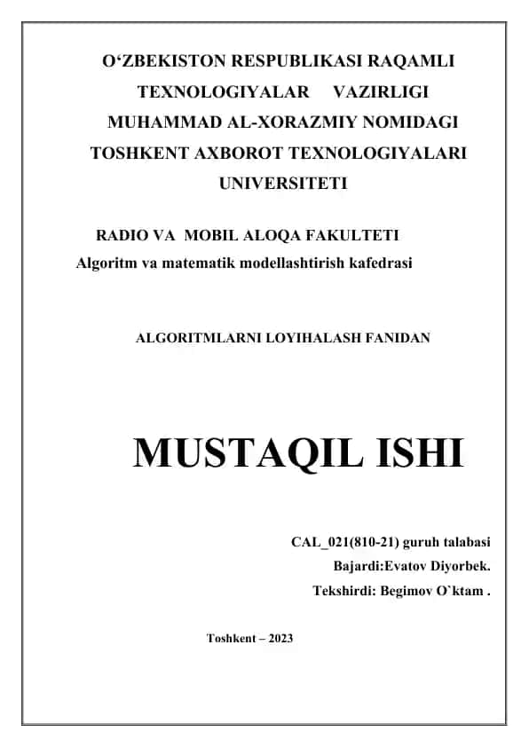Graflarni eng arzon tayanch qurilishini qurishda Kruskal xasis algoritmi