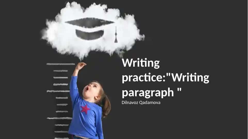 Writing paragraph