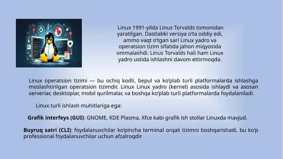Linux Operatsion Tizimi