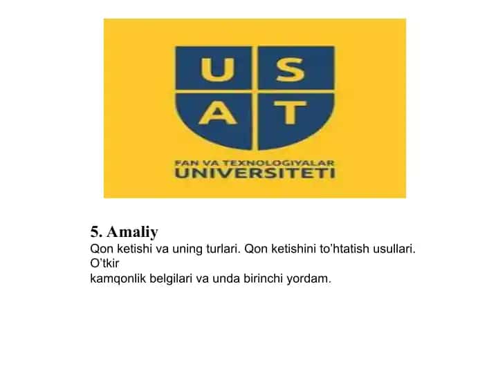 Qon Ketishi va Ung turlari