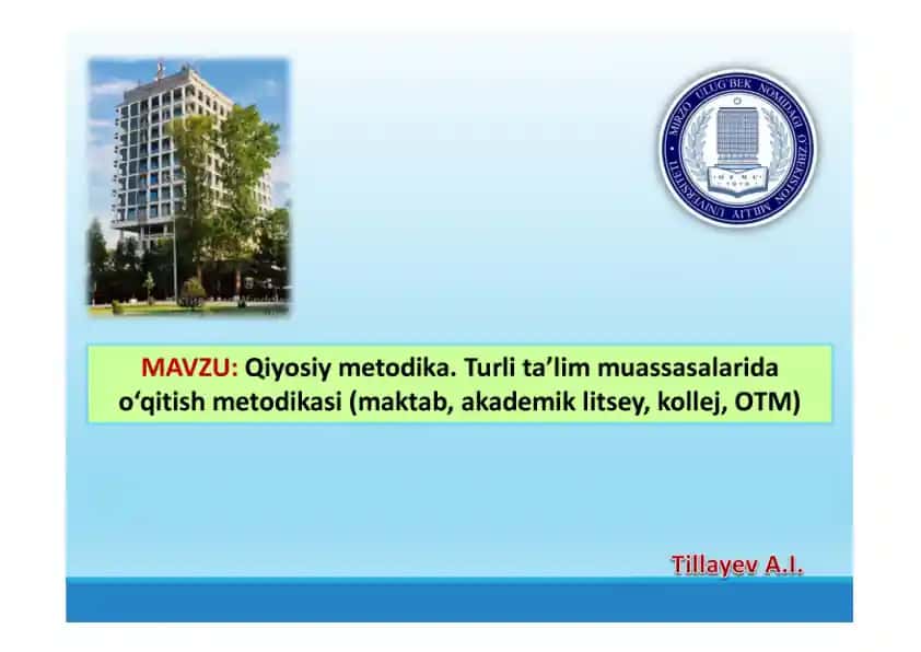 Qiyosiy pedagogika