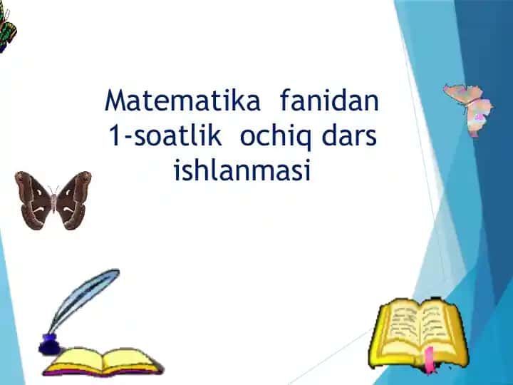 4-sinf Matematika dars ishlanma. Kasrlar