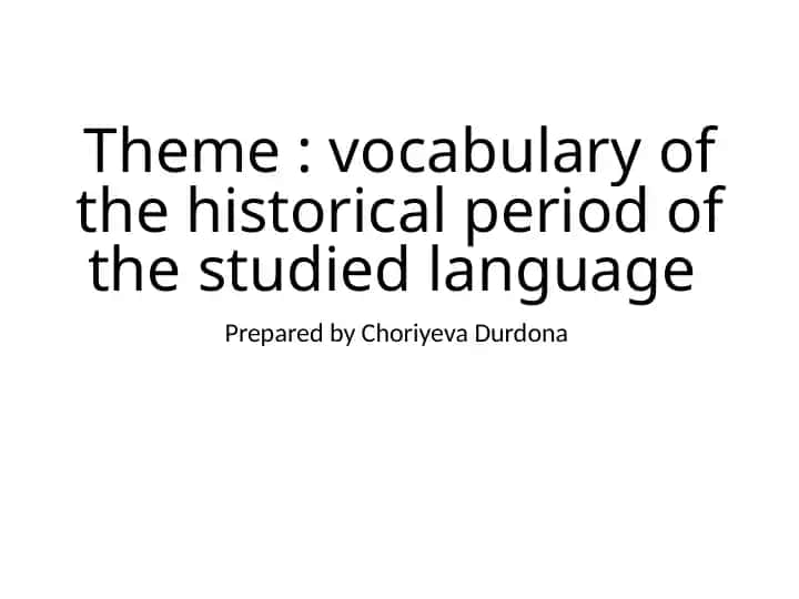 500 Old English words