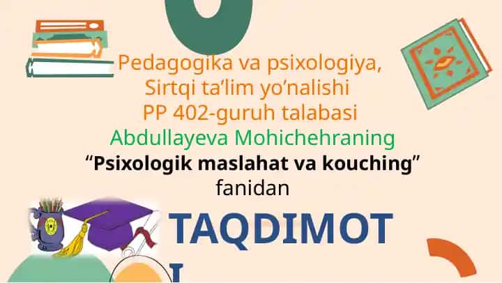 Psixologik maslahat va kouching