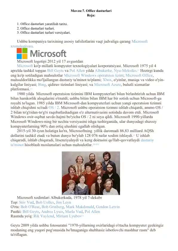 Microsoft Office