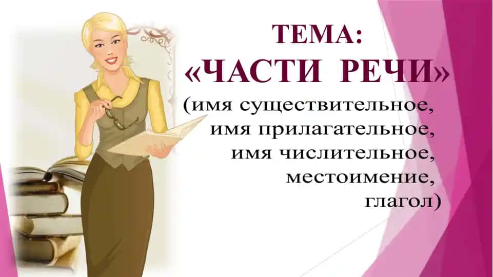 "ЧАСТИ РЕЧИ"