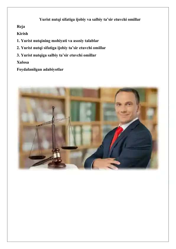 Yurist Nutqi