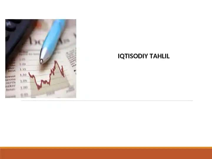 Operatsion faoliyatni ifodalovchi ko’rsatkichlarni tahlil qilish