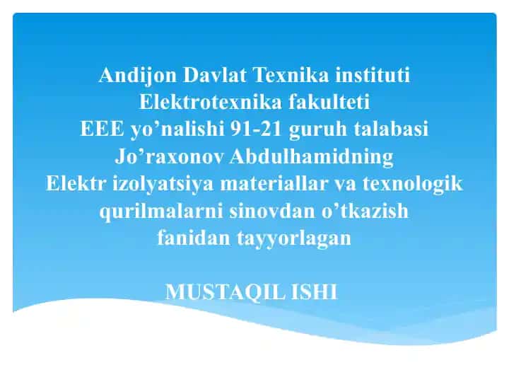 Transformator izolyatsiyasi